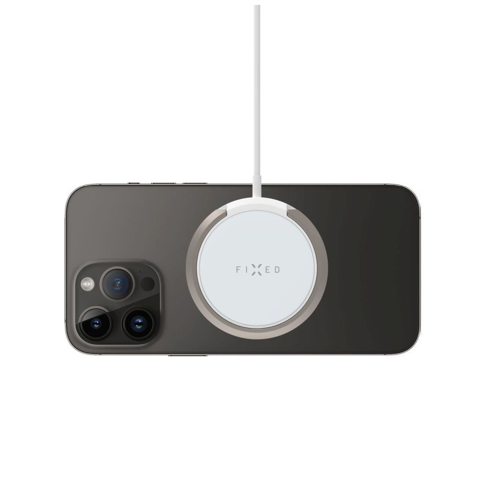 Bežični punjač Fixed Ring, 15W, 1.67A, Bijeli