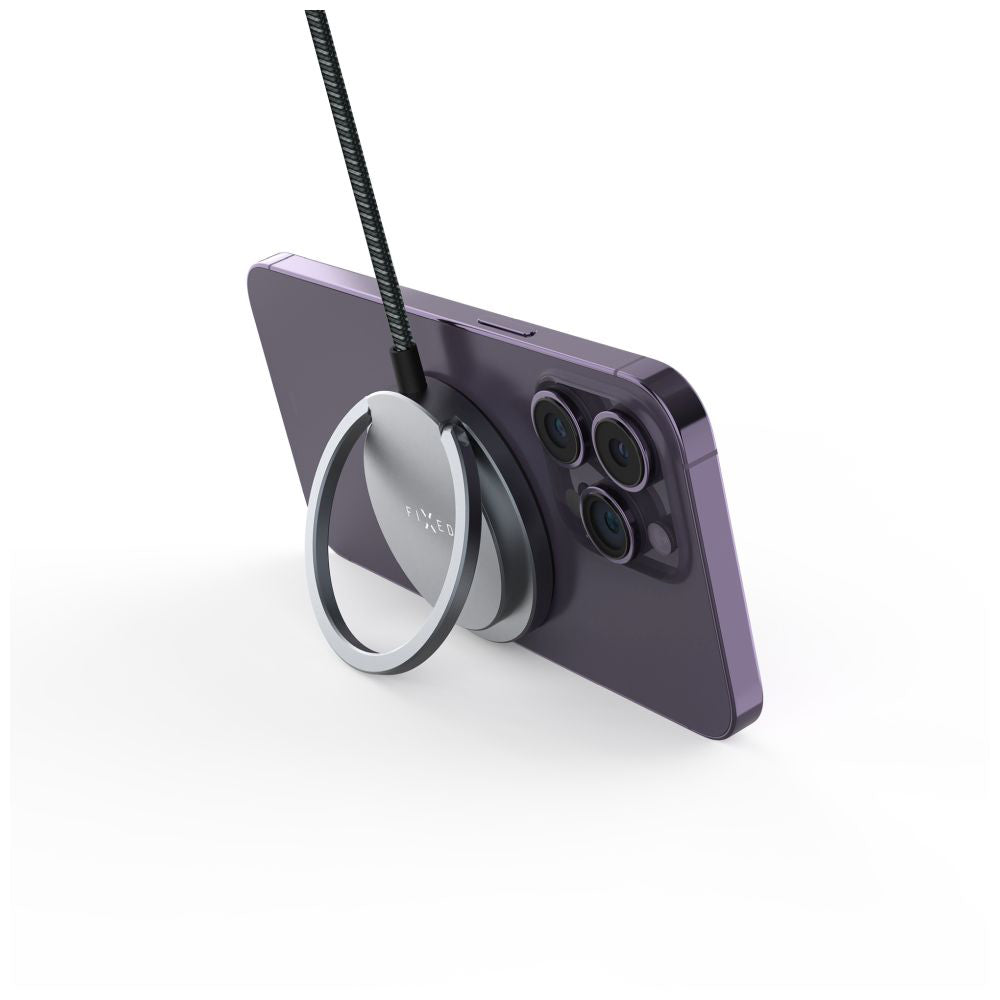 Bežični punjač Fixed Ring, 15W, 1.67A, Sivi