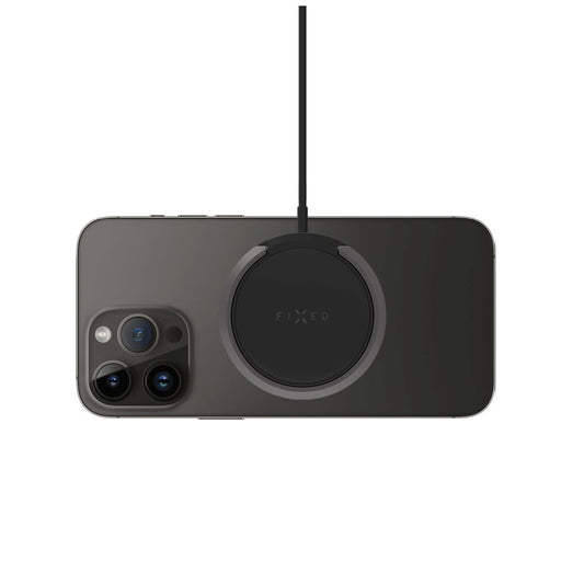 Bežični punjač Fixed Ring, 15W, 1.67A, Crni