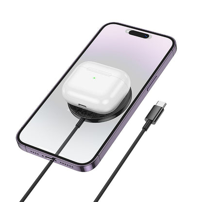 Bežični punjač HOCO CW61, 15W, 1.67A, Crni