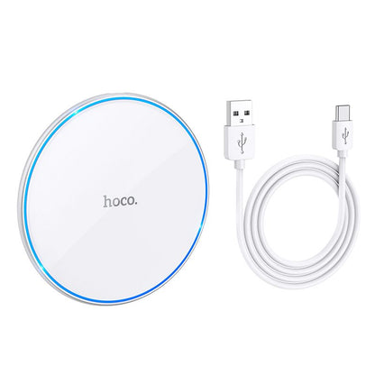 Bežični punjač HOCO CW6 Pro, 15W, 1.67A, Bijeli