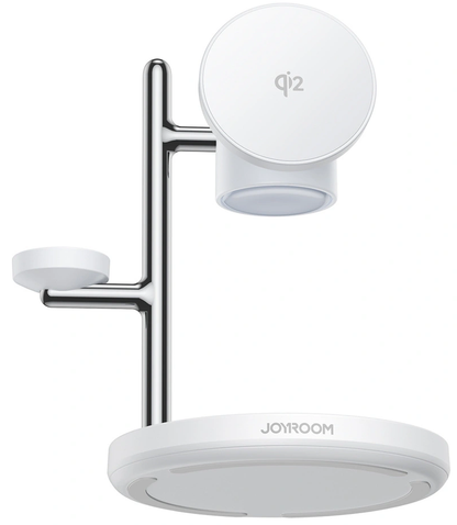 Bežični punjač Joyroom JR-W23 3u1, 15W, 1.67A, Bijeli