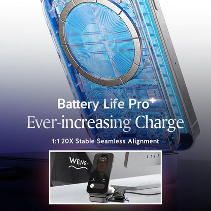 Bežični punjač Lisen W106 3u1, 15W, 1.67A, Sivi YL0424120009