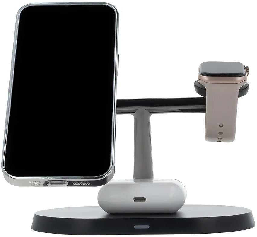 Bežični punjač MaXlife MXWC-03 3u1, 15W, 1.67A, Crni