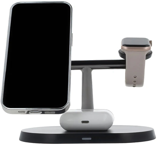 Bežični punjač MaXlife MXWC-03 3u1, 15W, 1.67A, Crni