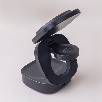 Bežični punjač MaXlife MXWC-06 3u1, 15W, 1.67A, Crni