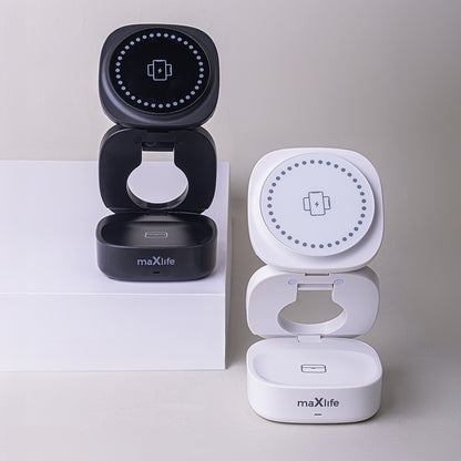 Bežični punjač MaXlife MXWC-06 3u1, 15W, 1.67A, Crni