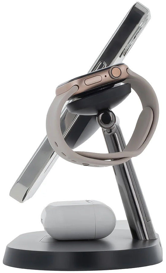 Bežični punjač MaXlife MXWC-03 3u1, 15W, 1.67A, Crni