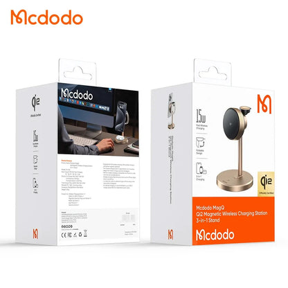 Bežični punjač McDodo CH-2463 Swan 3u1, 22.5W, 1.67A, Zlatni