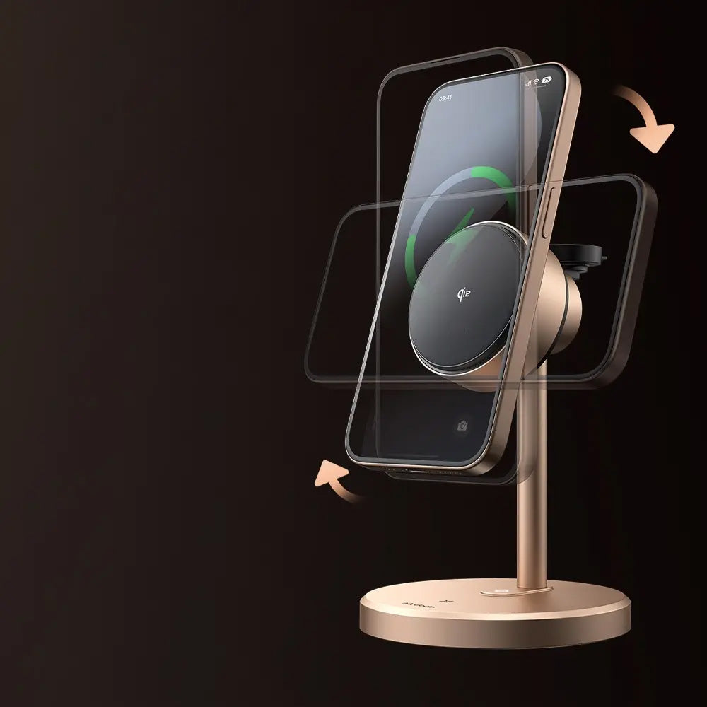 Bežični punjač McDodo CH-2463 Swan 3u1, 22.5W, 1.67A, Zlatni