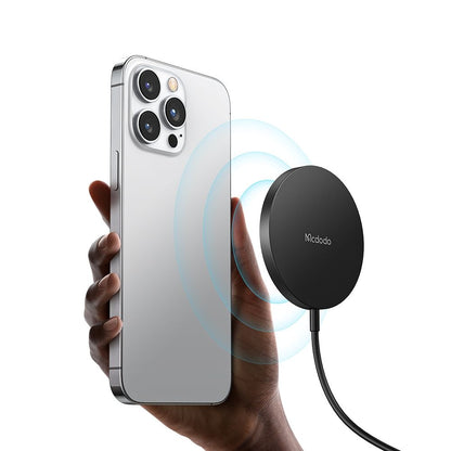 Bežični punjač McDodo CH-4360 Moon, 15W, 1.67A, Crni