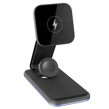 Bežični punjač Proove Energy Fold 3in1, 15W, 1.67A, Crni WSEF15010001