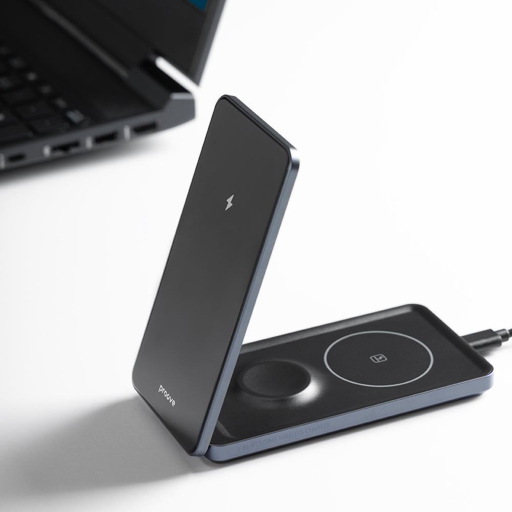 Bežični punjač Proove Metal Edge 3u1, 15W, 1.67A, Sivi WSME15010003
