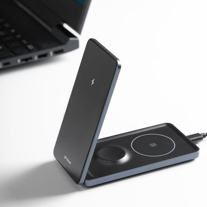 Bežični punjač Proove Metal Edge 3u1, 15W, 1.67A, Sivi WSME15010003