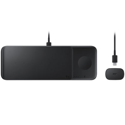 Bežični mrežni punjač Samsung Trio, 9W, 1A, Crni, Obnovljeno EP-P6300TBEGEU