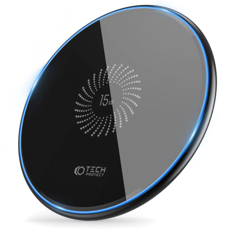 Bežični punjač Tech-Protect QI15W-C1, 15W, 1.67A, crni THP1413