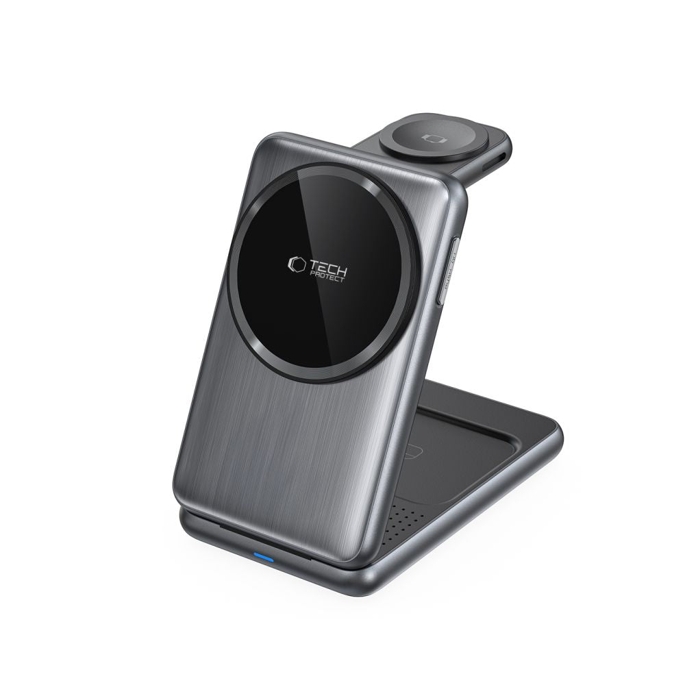 Bežični punjač Tech-Protect A42 3u1, 15W, 1.67A, Sivi