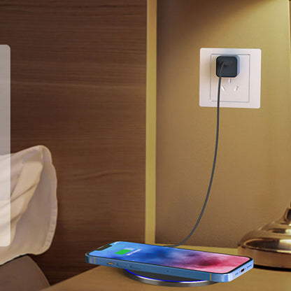 Bežični punjač Techsuit CHWR031 Premium, 15W, 1.67A, Bijeli