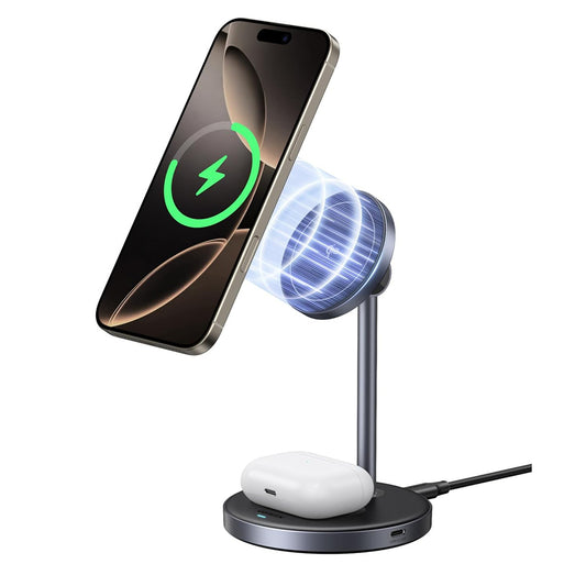 Bežični punjač UGREEN W710 3u1, 20W, 1.67A, 1 x USB-C, Crni