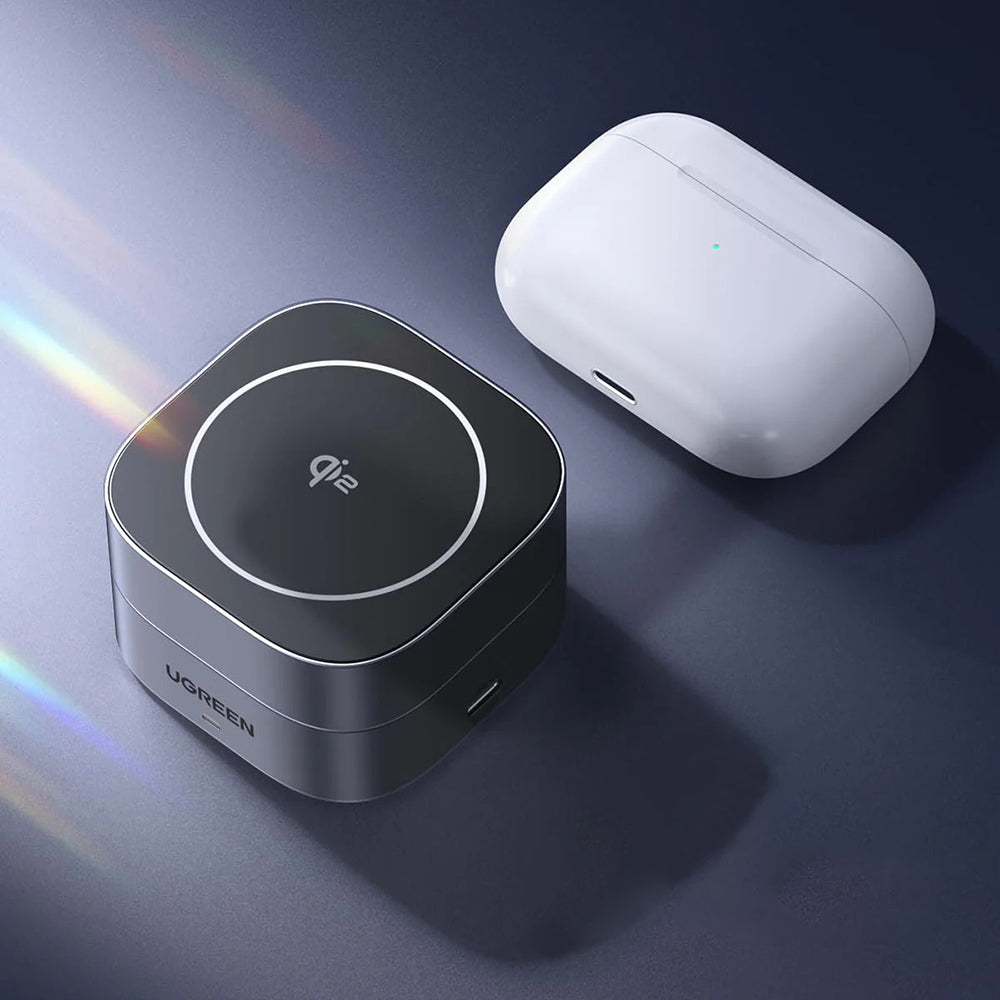 Bežični punjač UGREEN W702 3u1, 20W, 1.67A, 1 x USB-C, Crni