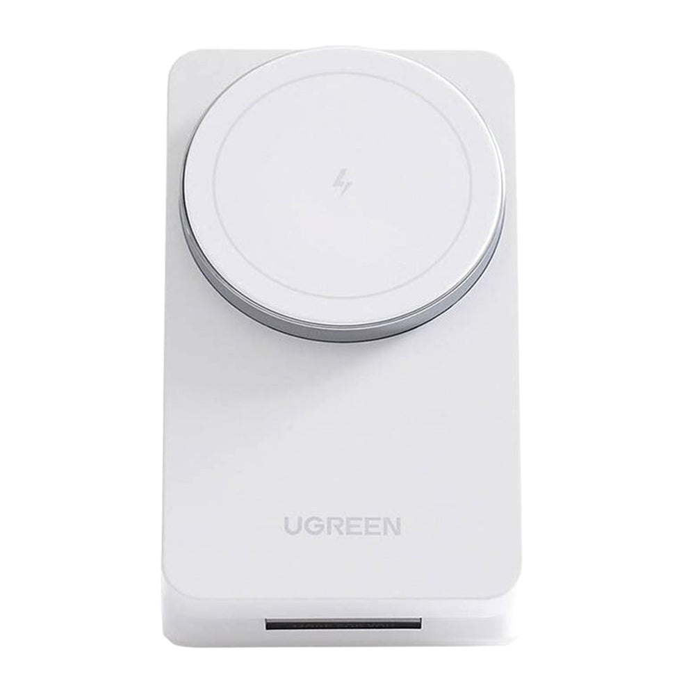 Bežični punjač UGREEN W528 2u1, 20W, 1.67A, Bijeli