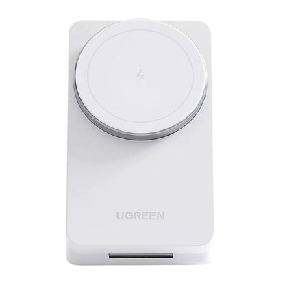Bežični punjač UGREEN W528 2u1, 20W, 1.67A, Bijeli