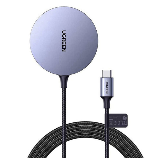 Bežični punjač UGREEN CD245, 15W, 1.67A, Sivi