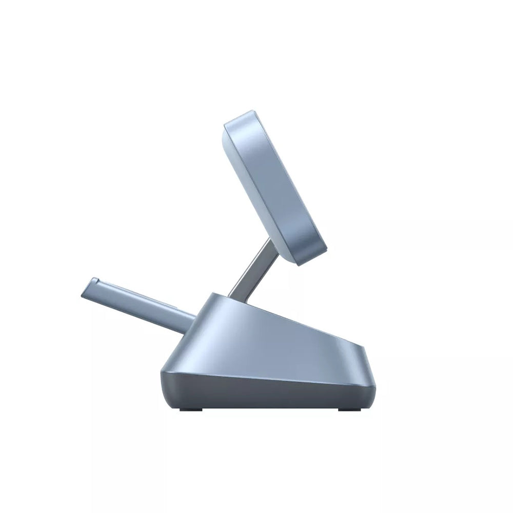 Bežični punjač UGREEN W711 3u1, 25W, 1.67A, Plavi