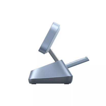 Bežični punjač UGREEN W711 3u1, 25W, 1.67A, Plavi