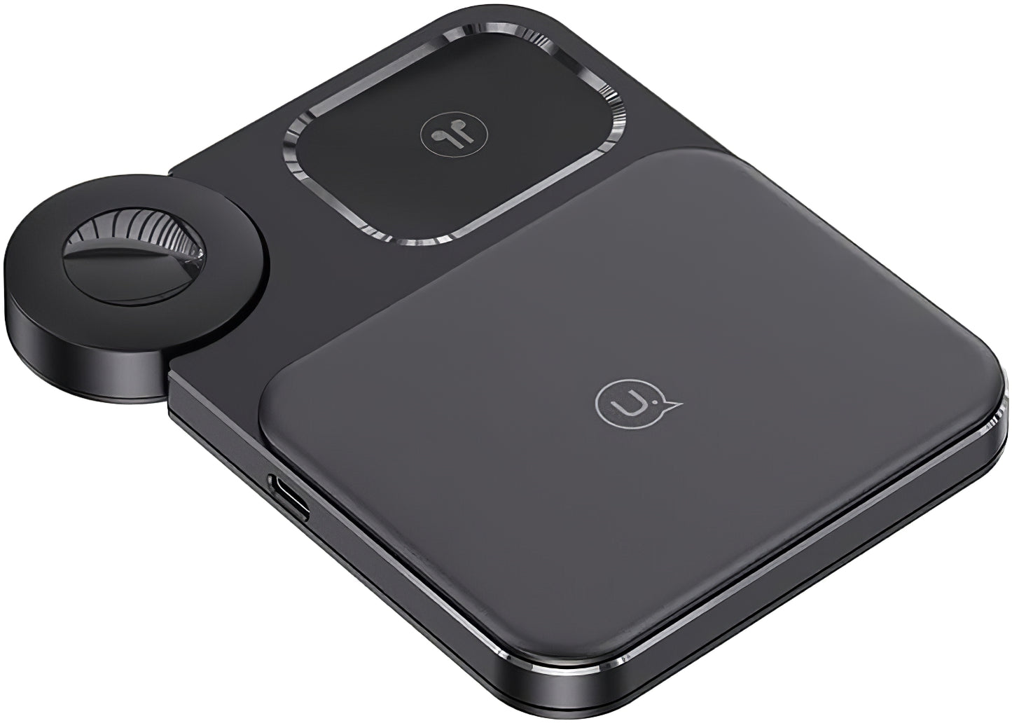 Bežični punjač Usams US-CD190, 15W, 1.67A, Crni