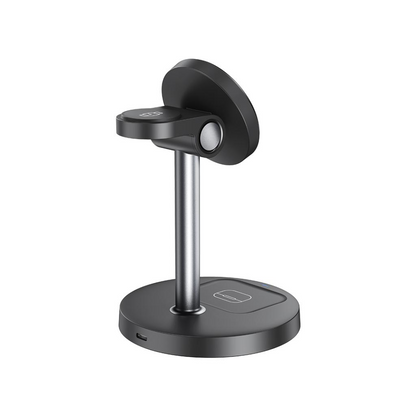 Bežični punjač XO Design CX038 3u1, 15W, 1.67A, Crni