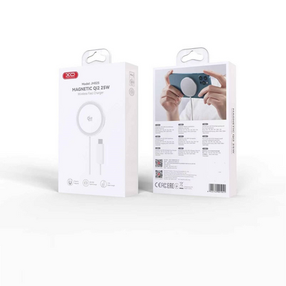 Bežični mrežni punjač XO Design JH025, 25W, 1.67A, Bijeli