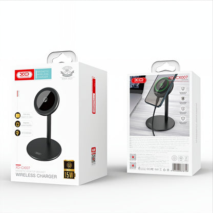Bežični punjač XO Design CX007, 15W, 1.67A, Crni