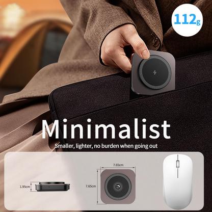 Bežični mrežni punjač XO Design CX035 3u1, 15W, 1.67A, Crni, Obnovljen
