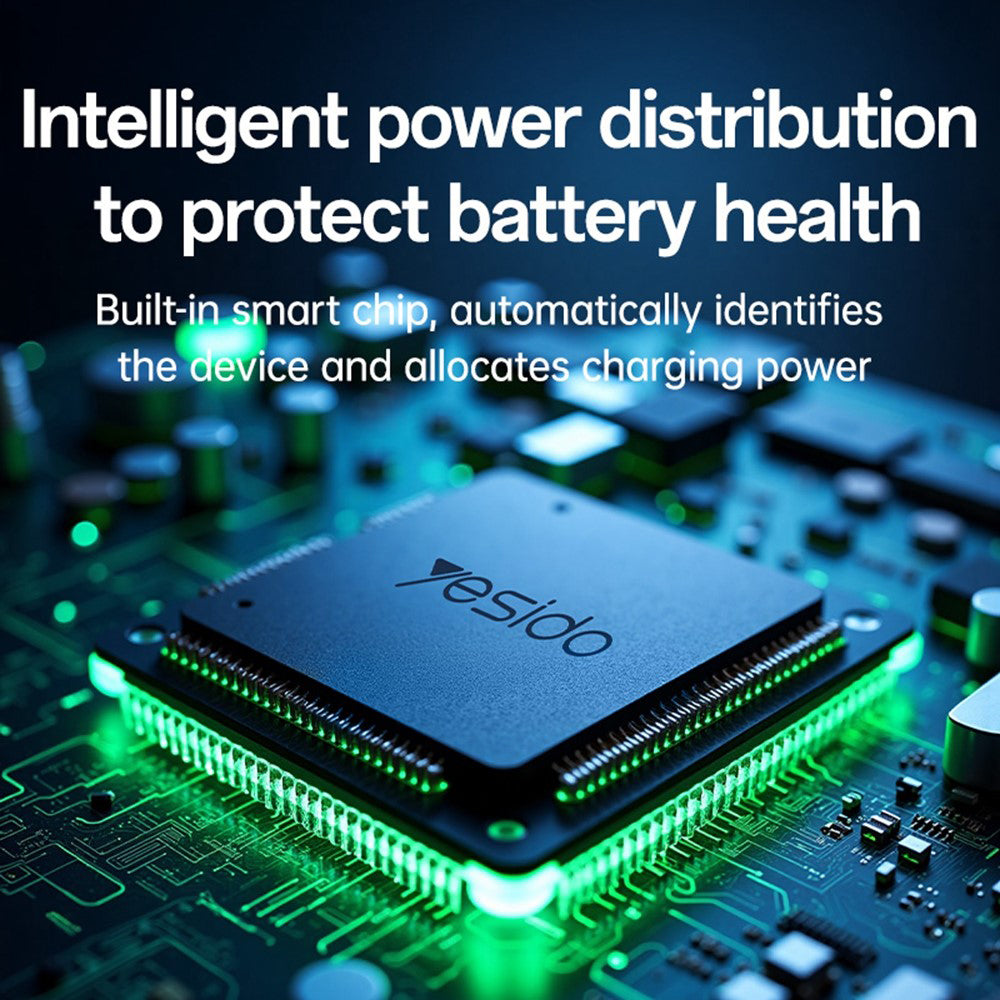 Bežični punjač Yesido DS29 5u1, 15W, 1.67A, Bijeli