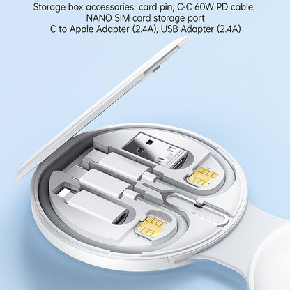 Bežični punjač Yesido DS29 5u1, 15W, 1.67A, Bijeli