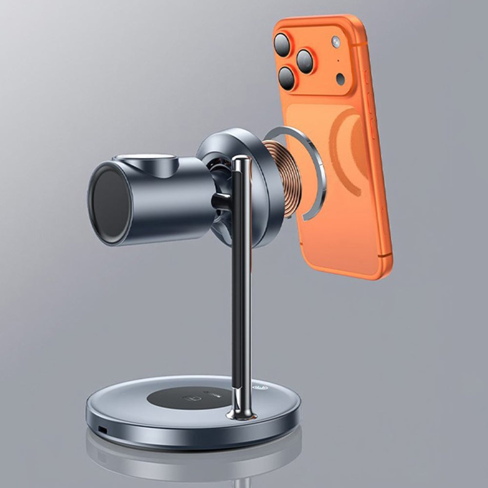 Bežični punjač Yesido DS40 3u1, 25W, 1.67A, Crni