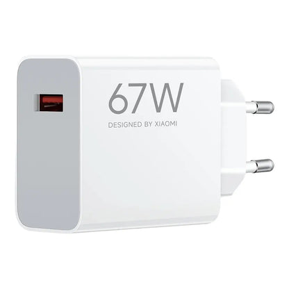 Xiaomi mrežni punjač, 67W, 6.2A, 1 x USB-A, Bijeli BHR07SKEU