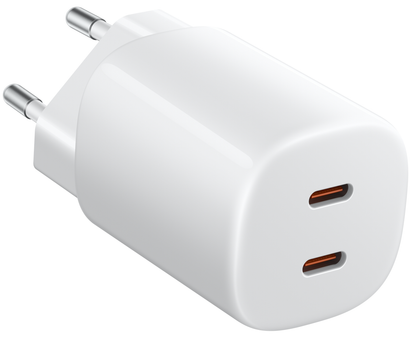 Punjač Mreže Xiaomi Nano Turbo, 45W, 3A, 2 x USB-C, Bijeli BHR087OEU