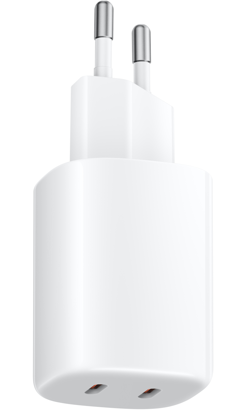 Punjač Mreže Xiaomi Nano Turbo, 45W, 3A, 2 x USB-C, Bijeli BHR087OEU