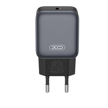 Punjač mreže XO Design L155, 30W, 3A, 1 x USB-C, Crni