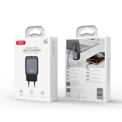Punjač mreže XO Design L152, 18W, 3A, 1 x USB-A, Crni
