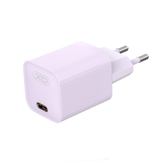Mrežni punjač XO Design L148, 30W, 3A, 1 x USB-C, Ljubičasta