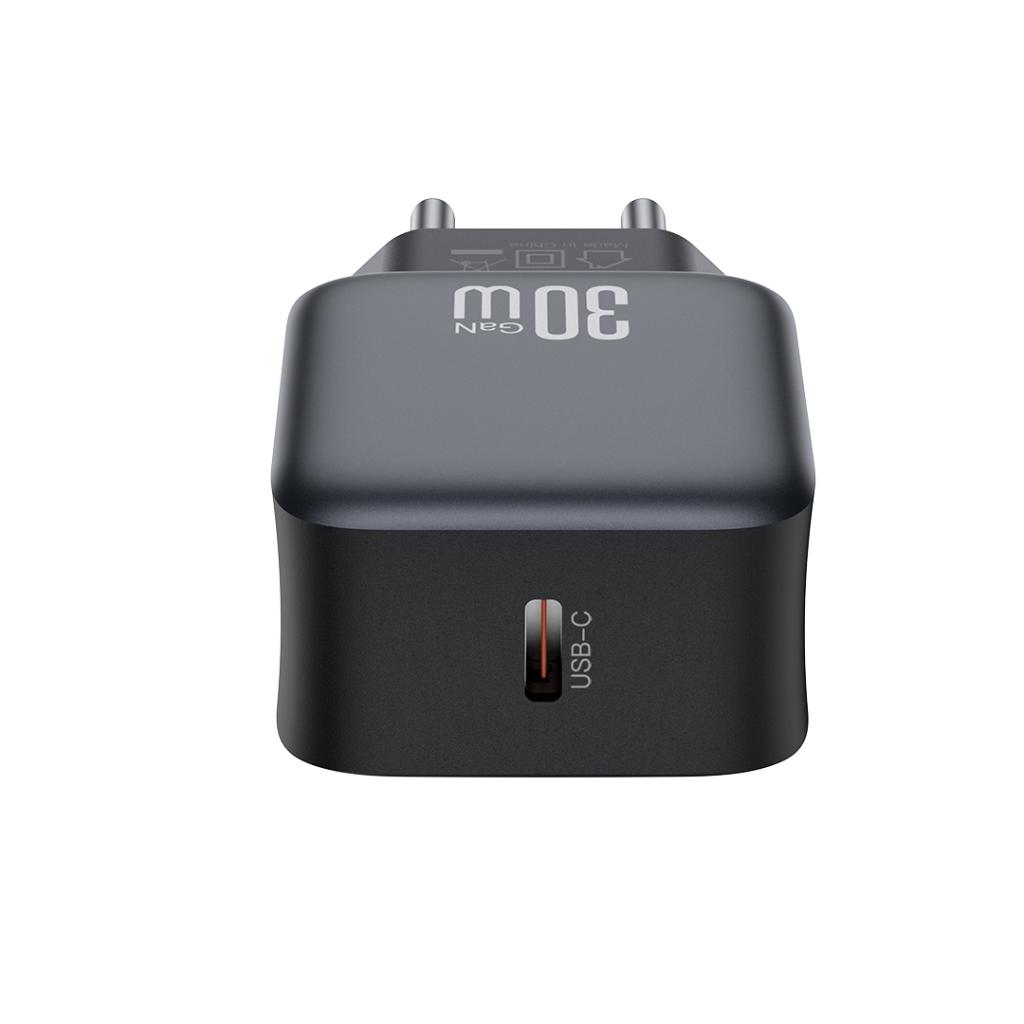 Punjač mreže XO Design L155, 30W, 3A, 1 x USB-C, Crni