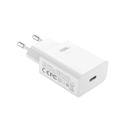 Punjač mreže XO Design L126, 20W, 3A, 1 x USB-C, Bijeli