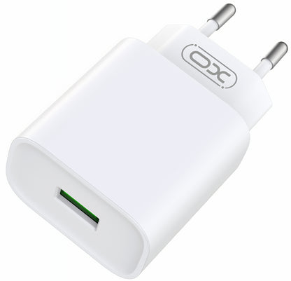Punjač mreže XO Design CE02D, 18W, 3A, 1 x USB-A, Bijeli