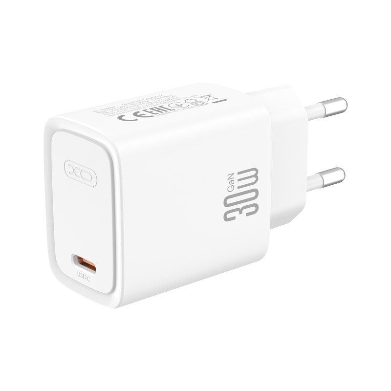 Mrežni punjač XO Design CE53, 30 W, 3 A, 1 x USB-C, bijeli