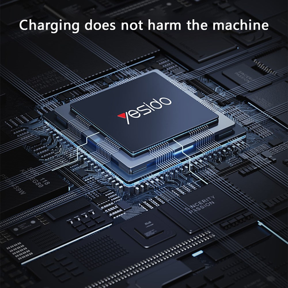 Punjač za mrežu Yesido MC24 Travel, 20W, 3A, 3 x USB-A - 1 x USB-C, Crni