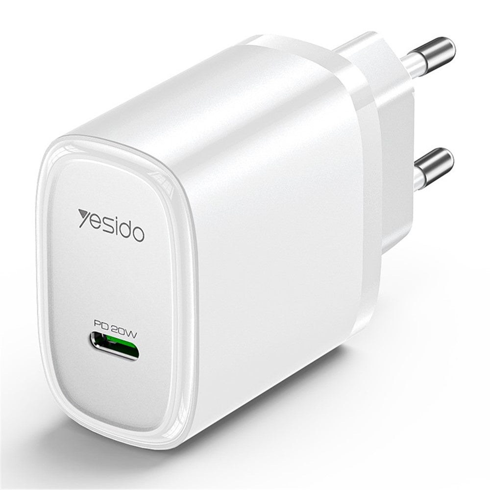 Punjač mreže Yesido YC57, 20W, 3A, 1 x USB-C, Bijeli