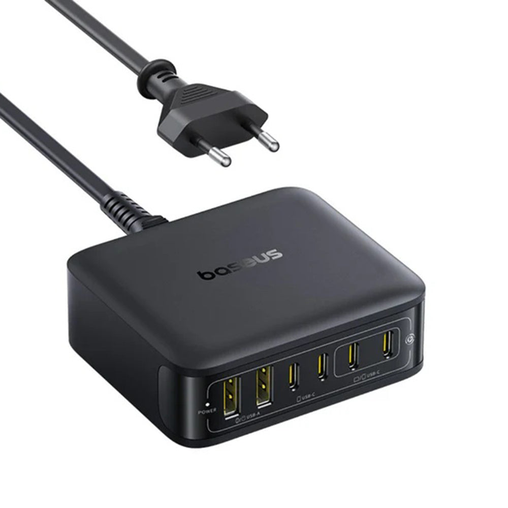 Punjač Stanica Baseus EnerFill FH21, 120W, 3.25A, 2 x USB-A - 4 x USB-C, Crni E0120T00